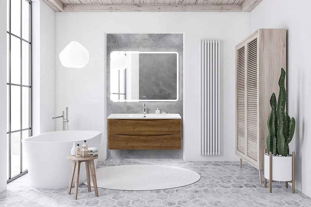 Тумба под раковину без столешницы BelBagno Acqua 120 подвесная, rovere rustico Sancos — официальный сайт