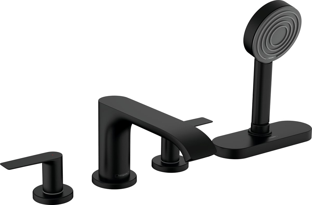Смеситель на борт ванны Hansgrohe Vivenis 75444670, матовый черный
