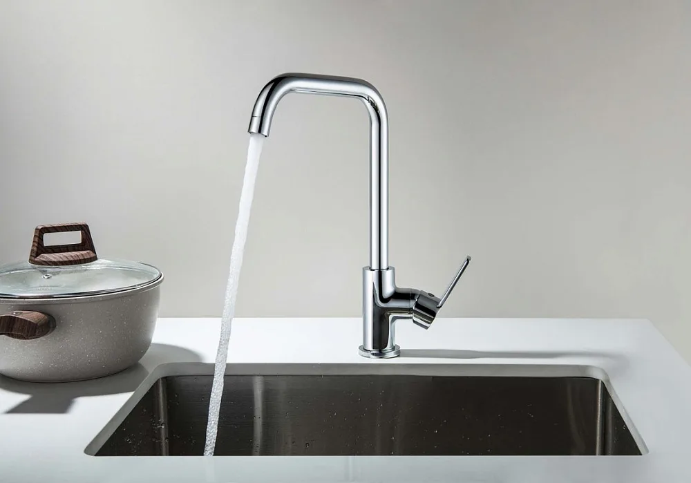 Смеситель для кухни AQUATEK Лугано AQ1781CR, хром Sancos — официальный сайт