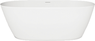 Ванна из искусственного камня Salini Sofia S-Stone 170x80 см, отдельностоящая, матовая белая, овальн