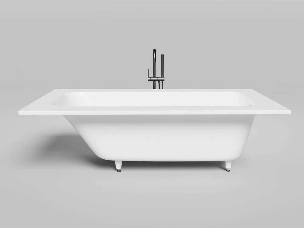 Ванна из искусственного камня Salini Orlanda Plus S-Stone 190x100 см, встраиваемая, матовая белая, н Sancos — официальный сайт