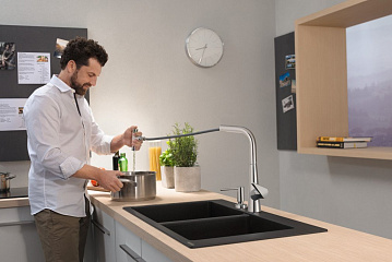 Смеситель для кухни Hansgrohe Talis Select M51 72822000 хром