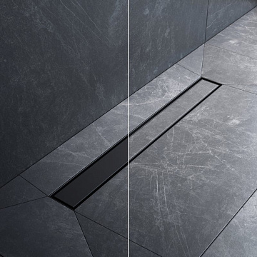 Душевой трап (лоток) AM.PM MasterFlow Tile 60 см, черный матовый