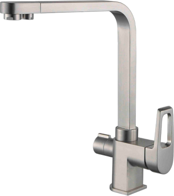 Смеситель для кухни Zorg Sanitary ZR 334 YF-NICKEL никель