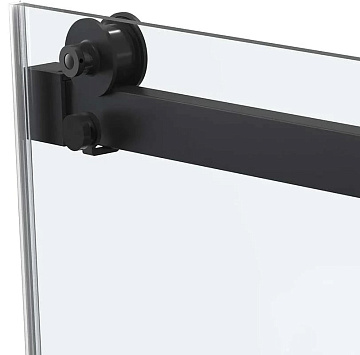 Душевой уголок Vincea Como Soft VSR-1CS8013CLB 130x80 см профиль черный, стекло прозрачное