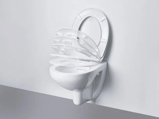 Крышка-сиденье Grohe Bau Ceramic 39493000 с микролифтом Sancos — Оригинал