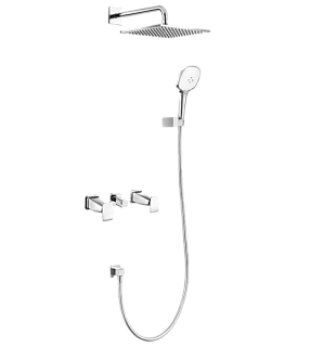 Душевой комплект Wonzon & Woghand Shakespeare WW-654701-CR, хром