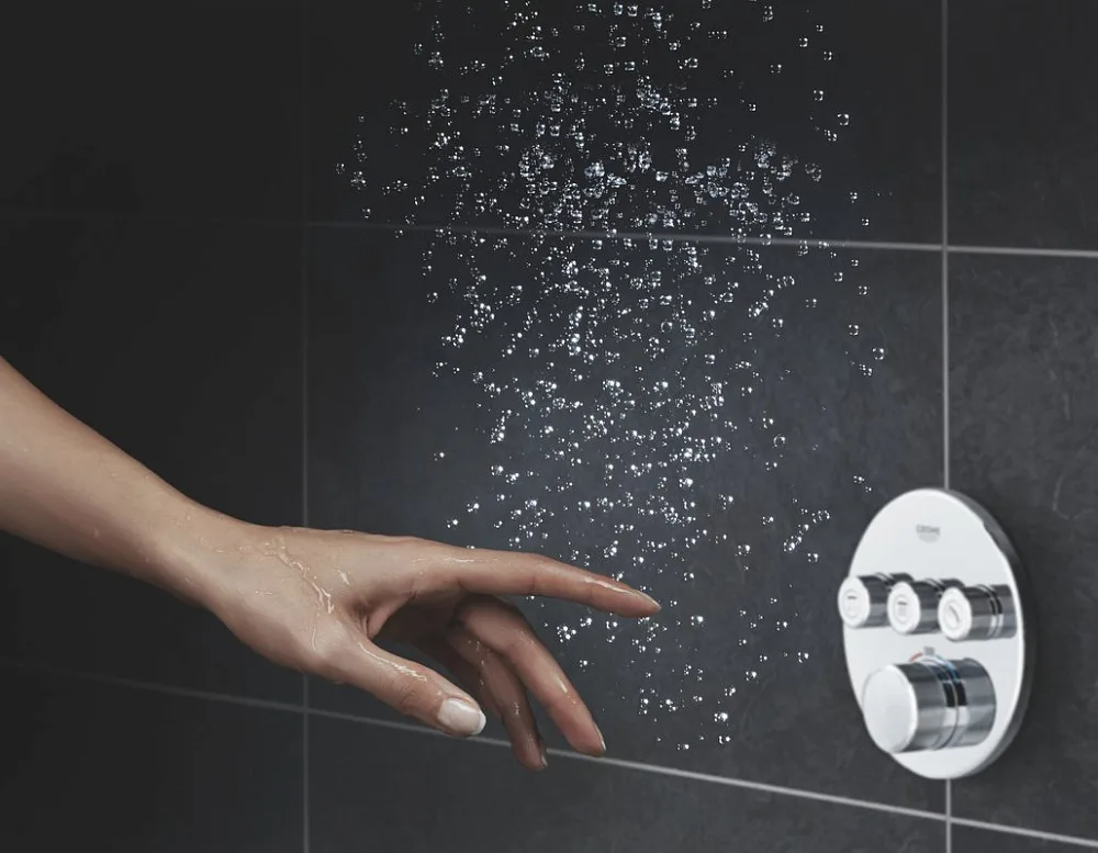 Термостатический смеситель встраиваемый Grohe Grohtherm SmartControl 29121000 для душа Sancos — официальный сайт