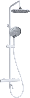 Душевая стойка Wasserkraft Mindel 8500 A188.067.059.WM Thermo, с термостатом, белая