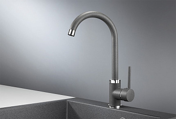 Смеситель для кухни Granula 2125, графит