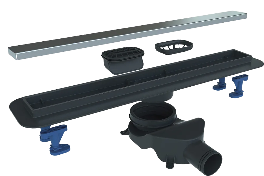 Душевой трап (лоток) BelBagno Luce BB-LD-LUCE-70-CR 65 см, хром Sancos — официальный сайт