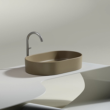 Накладная раковина Ceramicanova Element CN6048MC капучино матовая