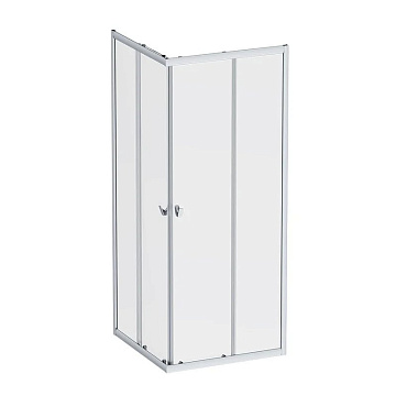 Душевой уголок AM.PM Sunny W87G-403-8080-MT 80x80 см, серебро