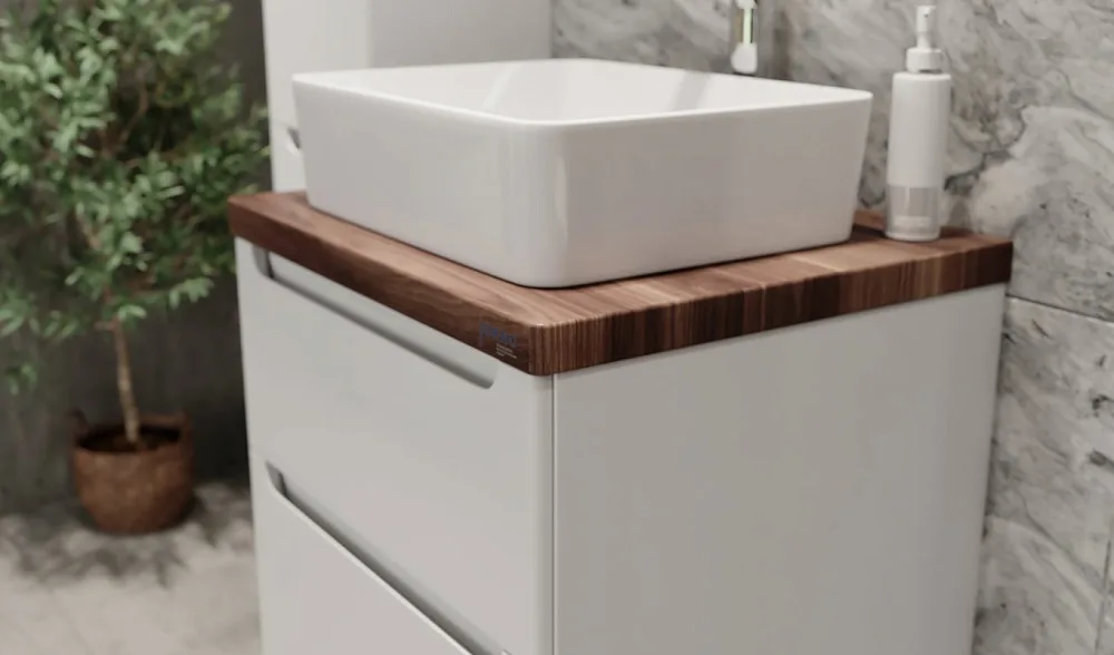 Тумба под раковину без столешницы Jorno Wood 60, белая Sancos — официальный сайт