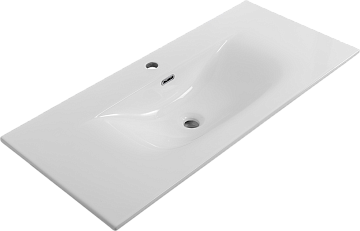 Мебельная раковина BelBagno BB-8099-100 глянцевая белая