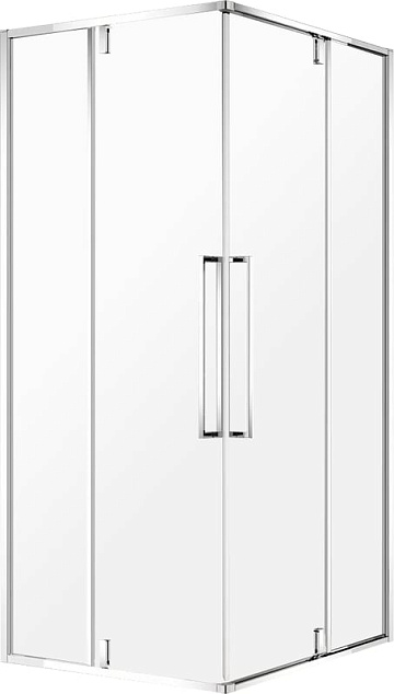 Душевой уголок AQUAme AQM7102 90х90, профиль хром