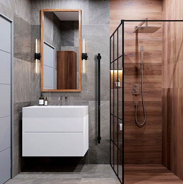 Полотенцесушитель электрический Indigo Style Pro LSPRE120-3BRRt черный муар
