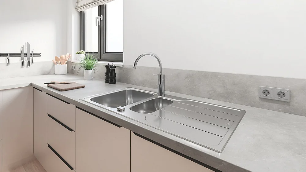 Смеситель для кухни Grohe Wave Cosmopolitan 32449001 Sancos — официальный сайт
