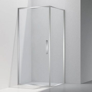 Душевой уголок Vincea Slim VSR-4SLP9010CL 100х90 см, профиль глянцевый хром, стекло прозрачное