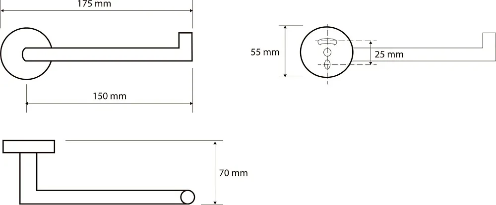 Держатель туалетной бумаги Bemeta Graphit 156212032 metalic gray matt Sancos — официальный сайт