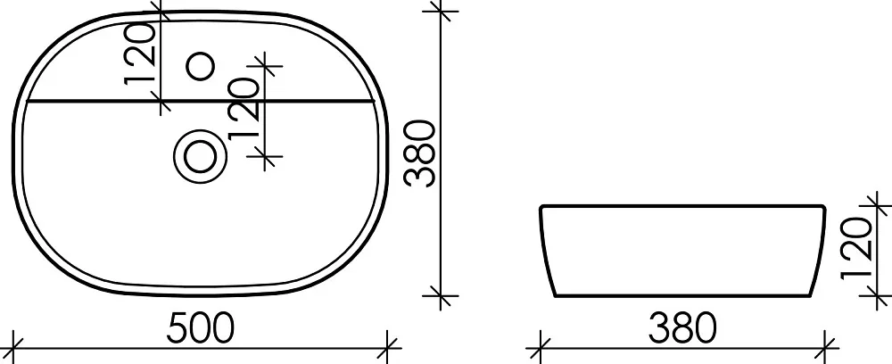 Накладная раковина Ceramicanova Element CN6036 Sancos — официальный сайт