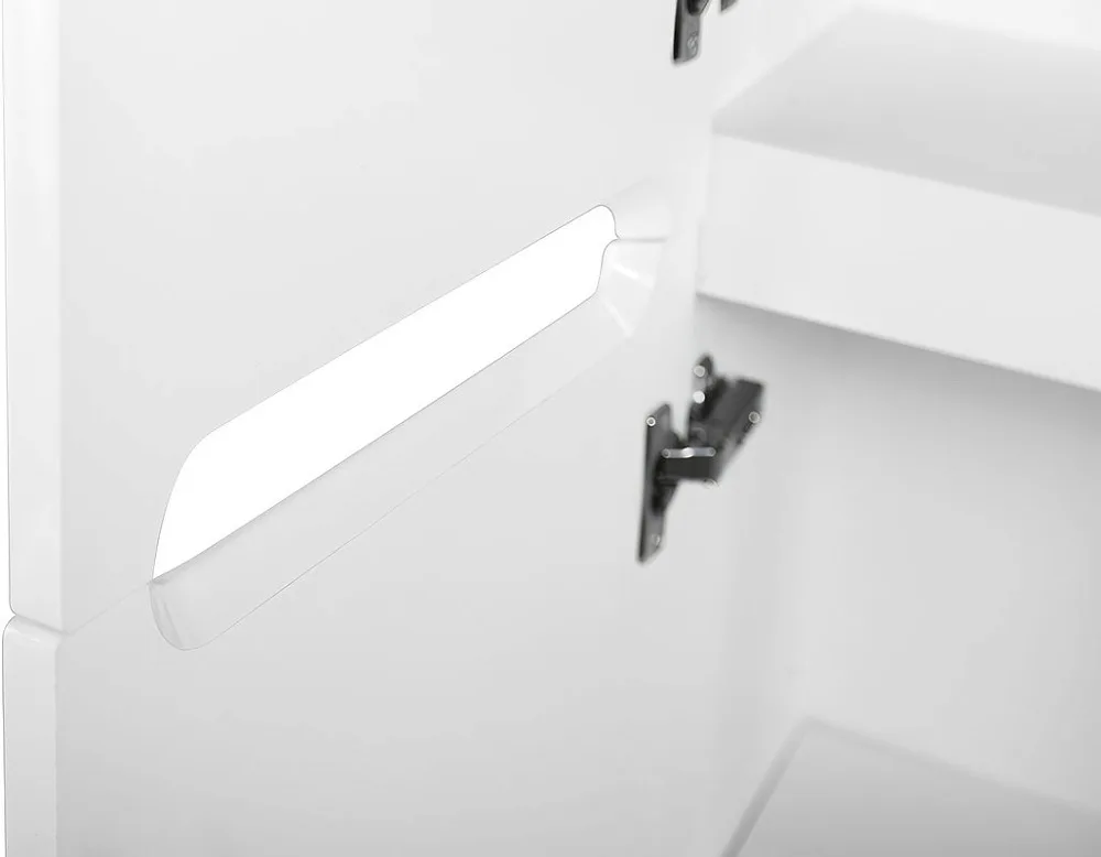 Шкаф-пенал для ванной BelBagno Etna 40 L bianco lucido Sancos — официальный сайт