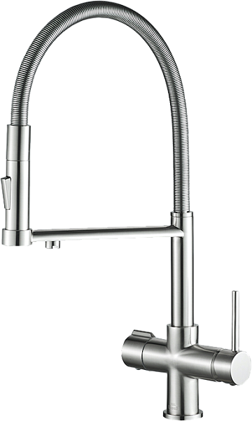 Смеситель для кухни Steel Hammer SH 2002 SATIN матовый с гибким изливом