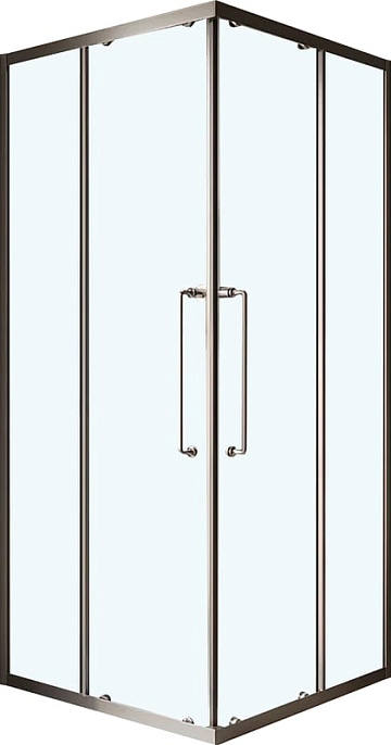 Душевой уголок Cezares Relax RELAX-304-A-2-80-C-GM 80x80, профиль оружейная сталь