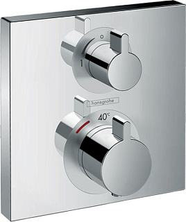 Термостатический смеситель встраиваемый Hansgrohe Ecostat Square 15712000, для душа