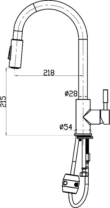 Смеситель для кухни BelBagno BB-LAM31A-IN
