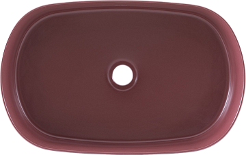 Накладная раковина Allen Brau Fantasy Oval 55x36, бордо