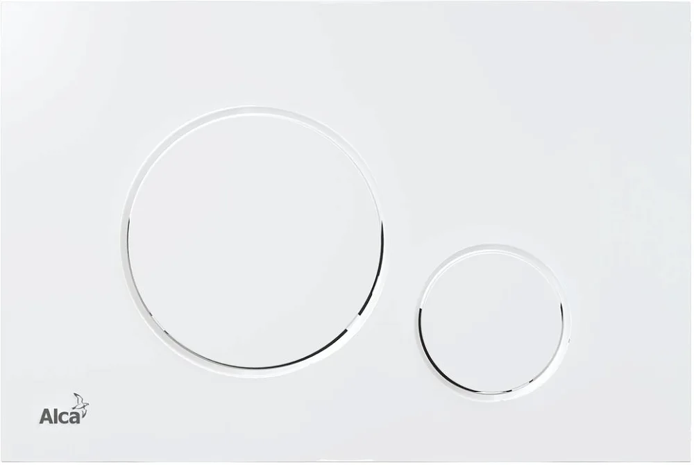 Кнопка смыва AlcaPlast Thin THIN M670 белая Sancos — официальный сайт