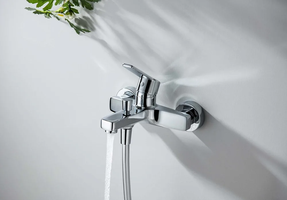 Смеситель для ванны с душем AQUATEK Лугано AQ1740CR, хром Sancos — официальный сайт