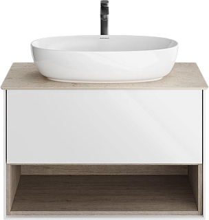 Тумба под раковину без столешницы KERAMA MARAZZI Plaza Modern 80 белая
