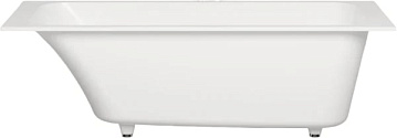 Ванна из искусственного камня Salini Orlanda S-Stone 170x80 см, встраиваемая, матовая белая, на ножк