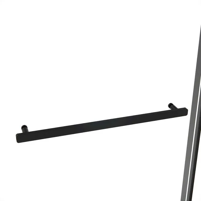 Душевой уголок Vincea Slim Soft VSR-1SS9012CLB 120x90, профиль черный, стекло прозрачное Sancos — Оригинал