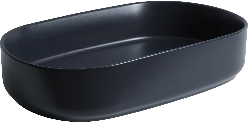 Накладная раковина Allen Brau Fantasy Oval 55x36, черная матовая Sancos — официальный сайт
