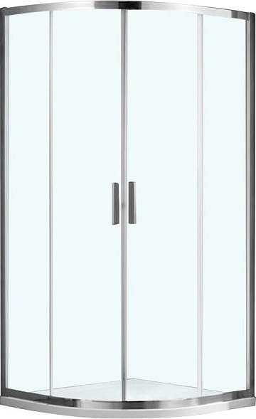 Душевой уголок Vincea Garda VSQ-1G100CL 100x100, профиль хром, стекло прозрачное