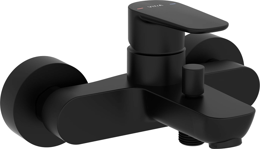 Смеситель для ванны с душем VitrA Flow Soft A4294636EXP, черный матовый