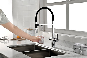 Смеситель для кухни Paulmark Gravity Gr213888-CR, хром