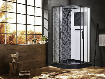 Душевая кабина Esbano Negro ESKBB90CR