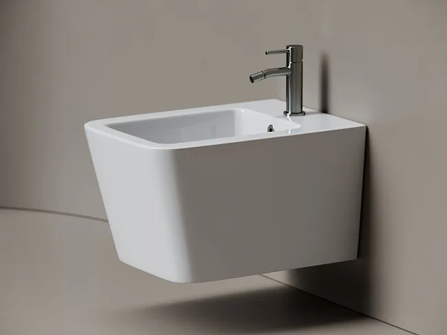Биде подвесное Ceramicanova Miro CN11004 белый Sancos — Оригинал