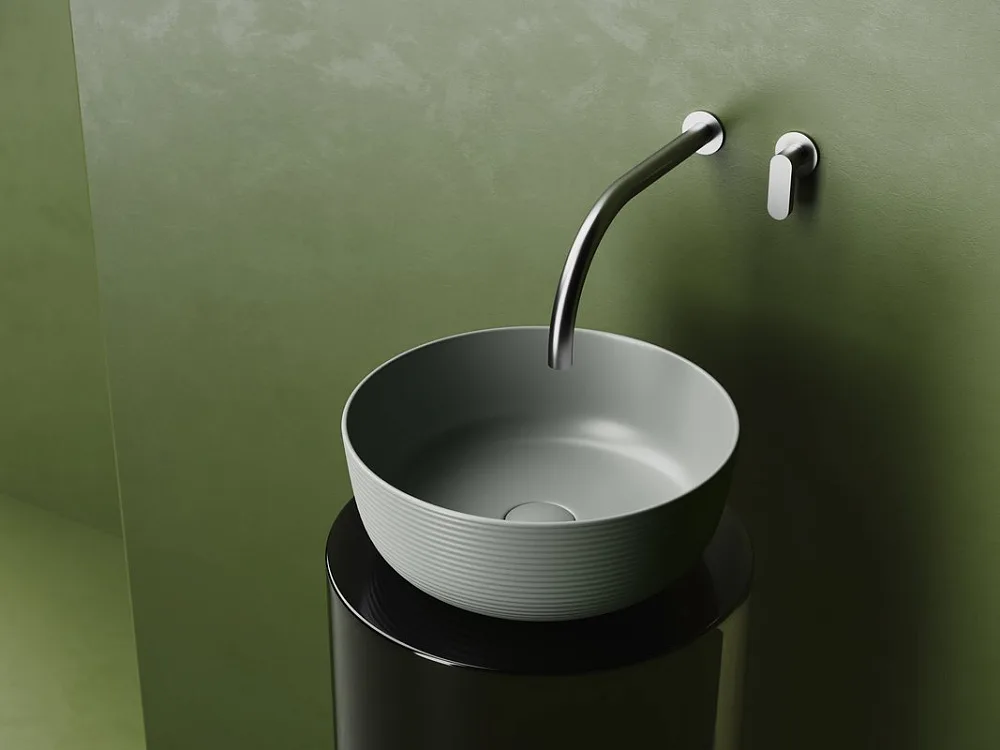 Накладная раковина Ceramicanova Element CN6073MH матовый антрацит Sancos — официальный сайт