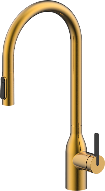 Смеситель для кухни Paulmark Universal Un213880-BG брашированное золото
