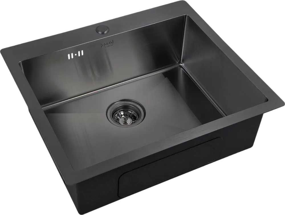 Мойка кухонная Zorg Inox PVD 5951 grafit Sancos — официальный сайт