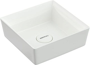 Накладная раковина Berges Mascon 38x38, глянцевая белая
