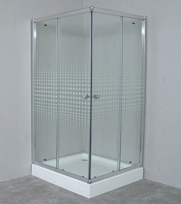Душевой уголок Timo Viva Lux TL-1102 Romb Glass с поддоном