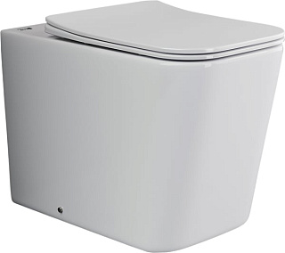 Унитаз приставной напольный Ceramicanova Cubic Rimless CN1809