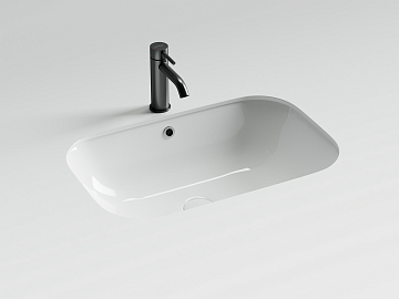 Встраиваемая раковина Ceramicanova Era CN15007 белый