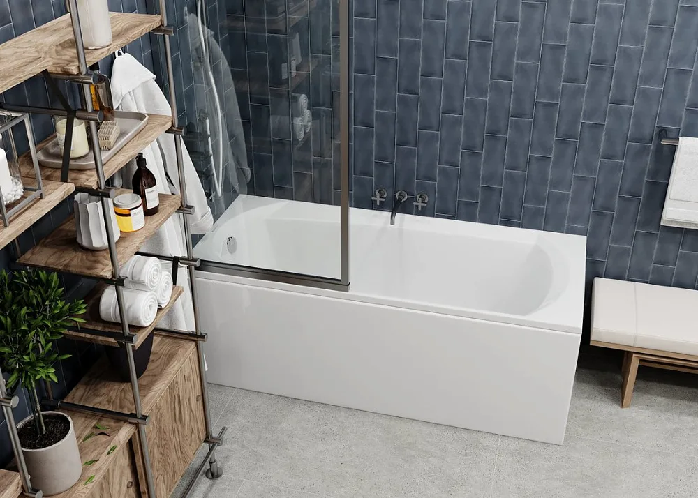 Акриловая ванна Vagnerplast Ebony 160x75 см, пристенная, ультрабелая Sancos — официальный сайт